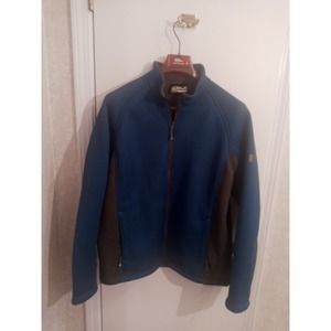 Men's ZXBLK Jacket  by ZeroXposur-  Blue Fleece Lined Full Zip  / Size L